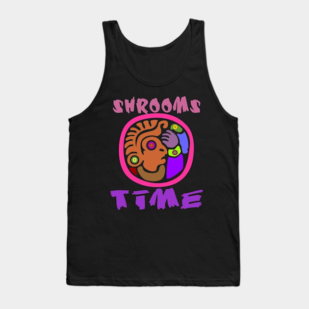 Shrooms Time, mushrooms time. Collecting mushrooms is beautiful and connects with nature Tank Top by KAOZ